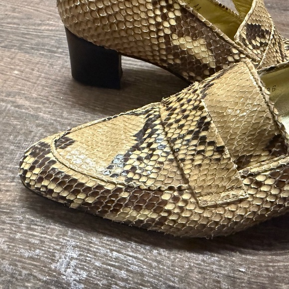 Walter Hagen 7.5 Croc GUC/EUC Brown Loafers - Picture 13 of 15